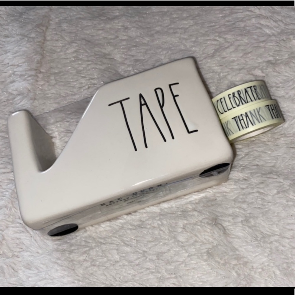ONE LEFT 🛑FINAL🛑RAE DUNN TAPE DISPENSER & SET OF 2 WASHI TAPES - Picture 4 of 9